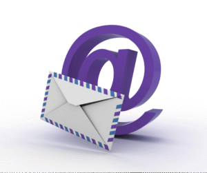 At-symbol-and-an-airmail-envelope