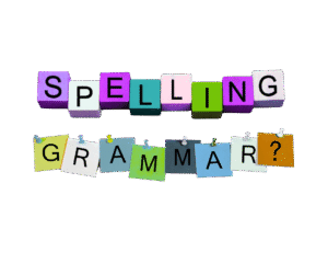 Coloured-blocks-spelling-the-words-spelling-and-grammar