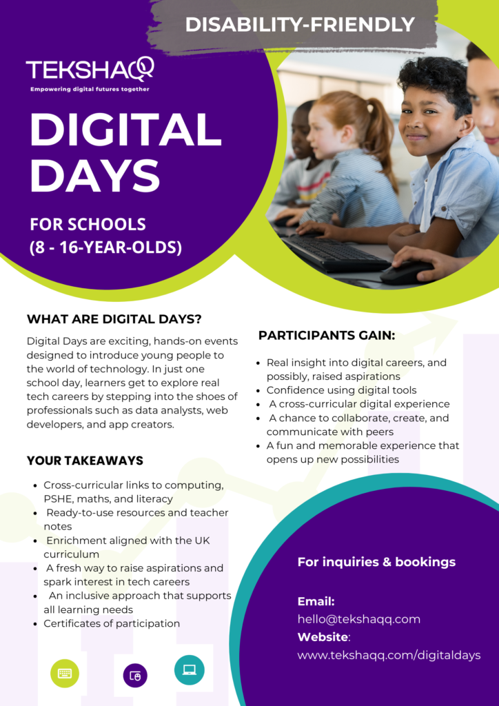Flyer introducing Digital Days
