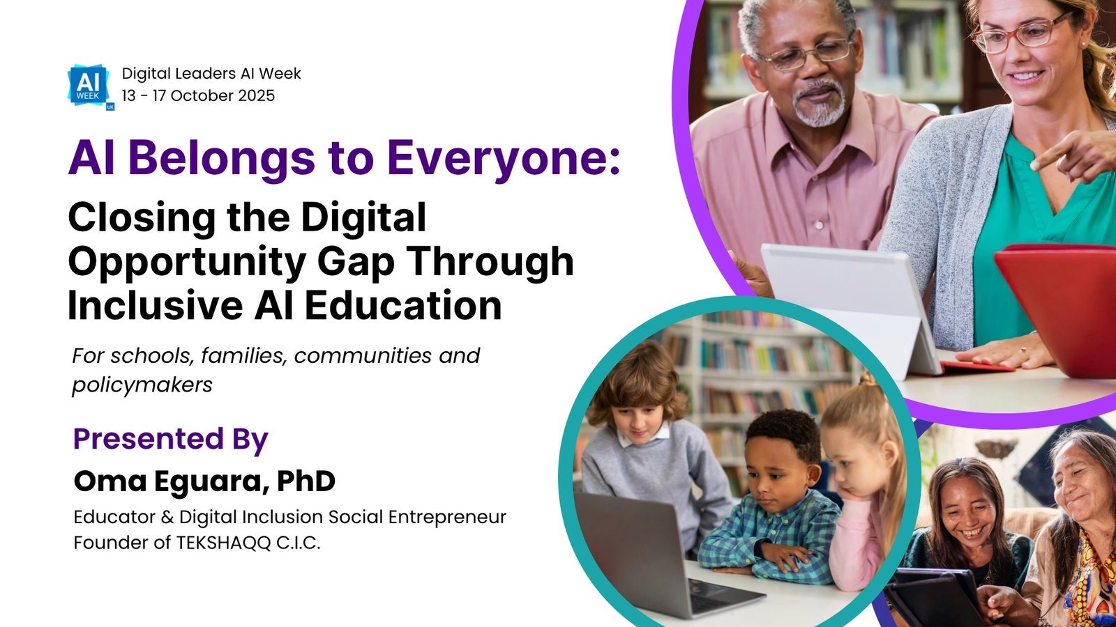 I'm Speaking at AI Week 2025. Join Me! - TEKSHAQQ